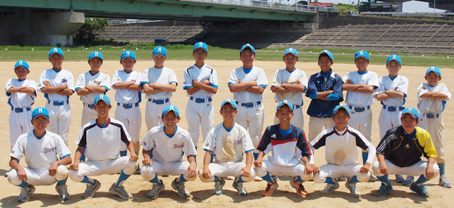 西名古屋ベースボールクラブのメンバー2014夏